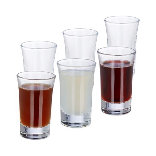 SET 6 VASOS CHUPITO VIVALTO 6CL TRANSPARENTES